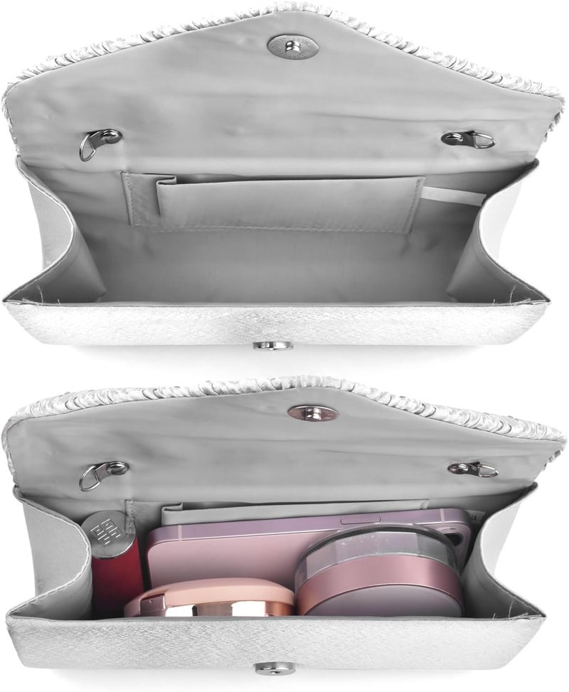 TINDTOP Evening Clutch Purses for Women Handbags for Formal Wedding Party Cocktail Prom Crossbody Shoulder Envelope Bag | for Formal Wedding, Party, Cocktail, Prom, for Formal Wedding, Party - Image 4